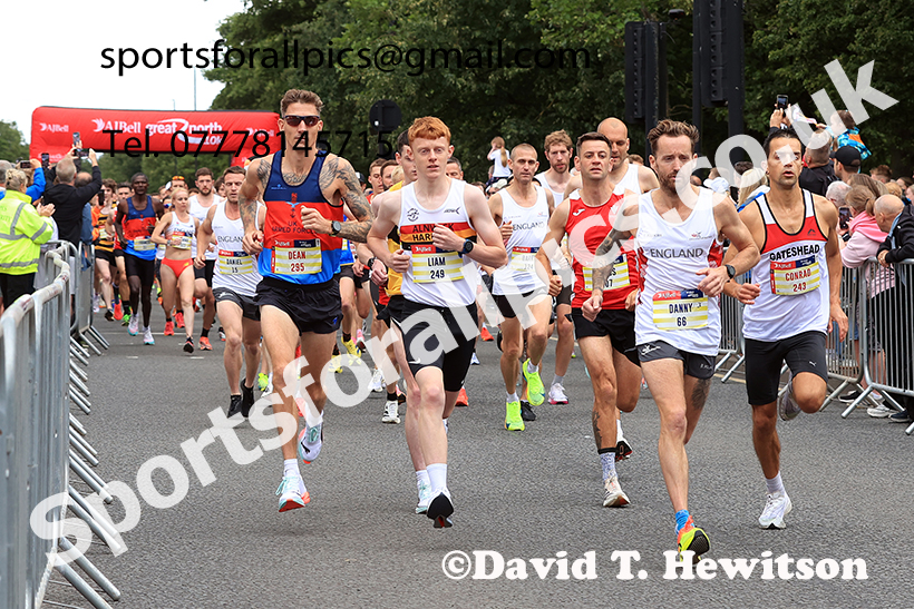 The 2025 AJ Bell Great North 10k, Newcastle. Photo: David T. Hewitson/Sports for All Pics